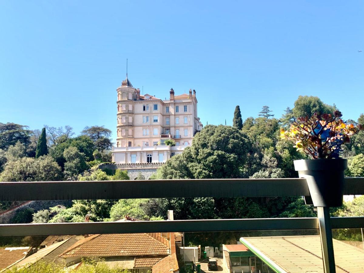 Luxurious Studio In Cannes 450M From Sea With Terrace And Air Conditioning And Private Parking Exterior foto